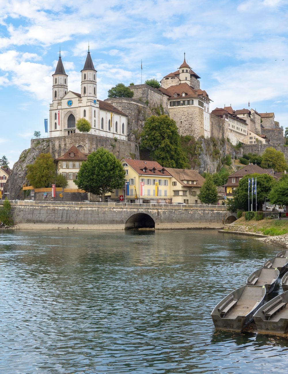 Aarburg an der Aare im Kanton Aargau